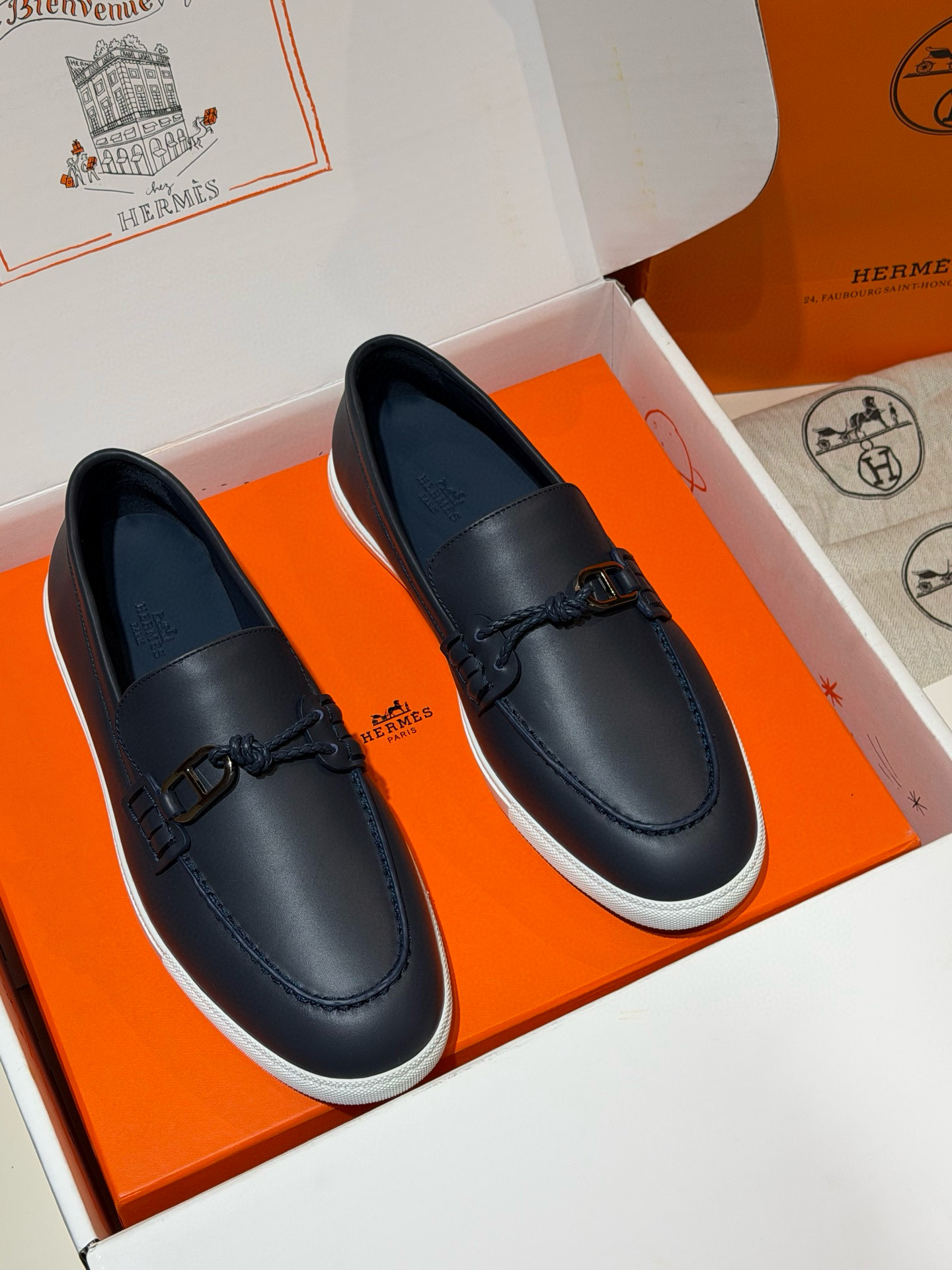 [HERMES] 에르메스 이그나시오 로퍼 남성용