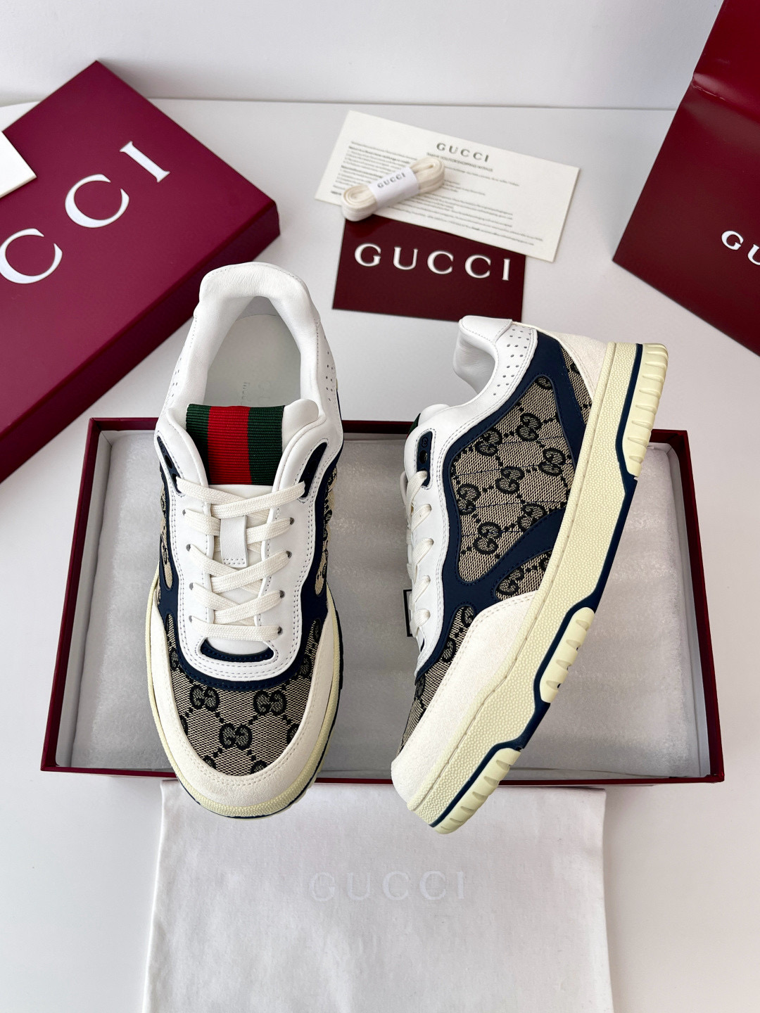 [GUCCI] 구찌 리웹 스니커즈 남녀공용