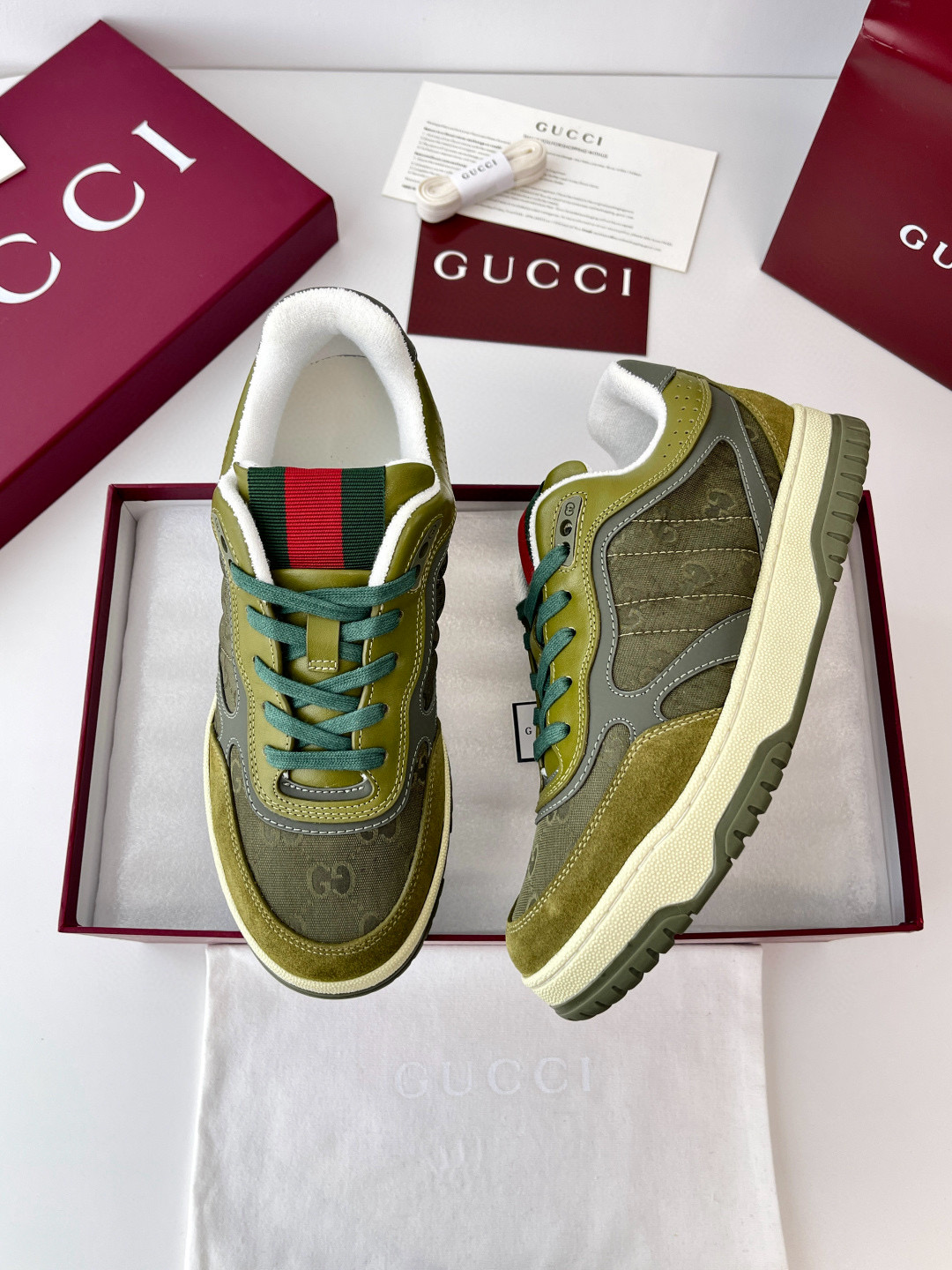 [GUCCI] 구찌 리웹 스니커즈 남녀공용