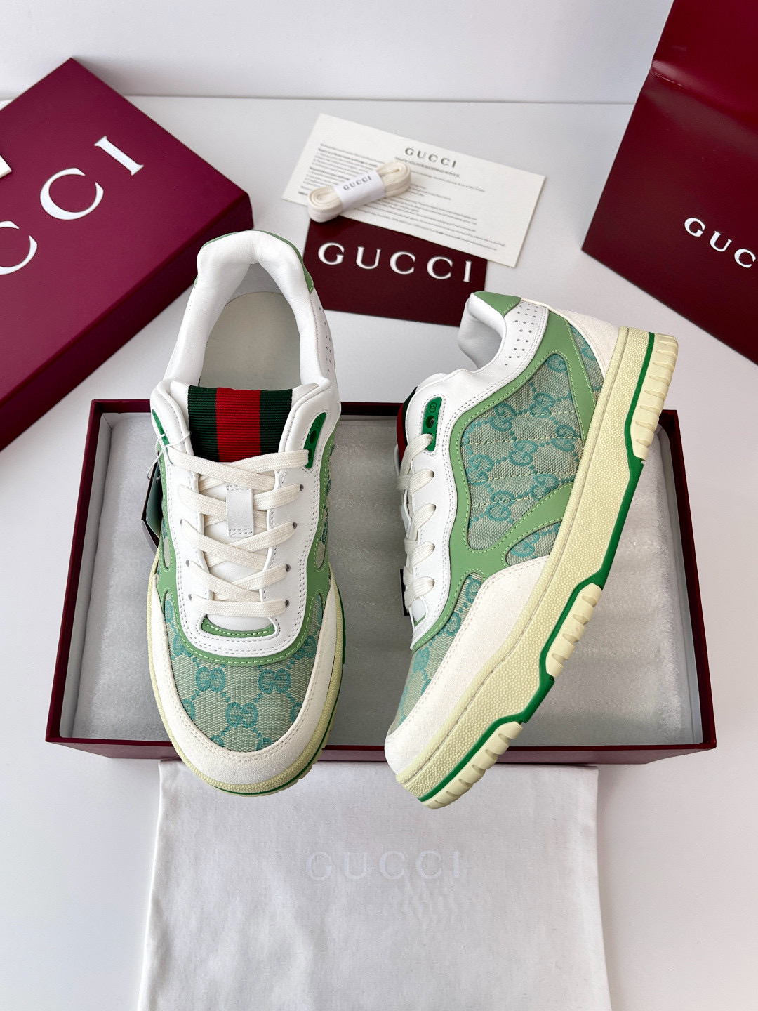 [GUCCI] 구찌 리웹 스니커즈 남녀공용