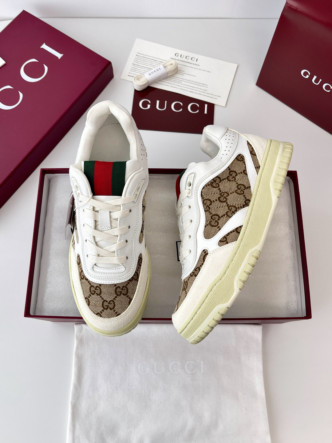 [GUCCI] 구찌 리웹 스니커즈 남녀공용