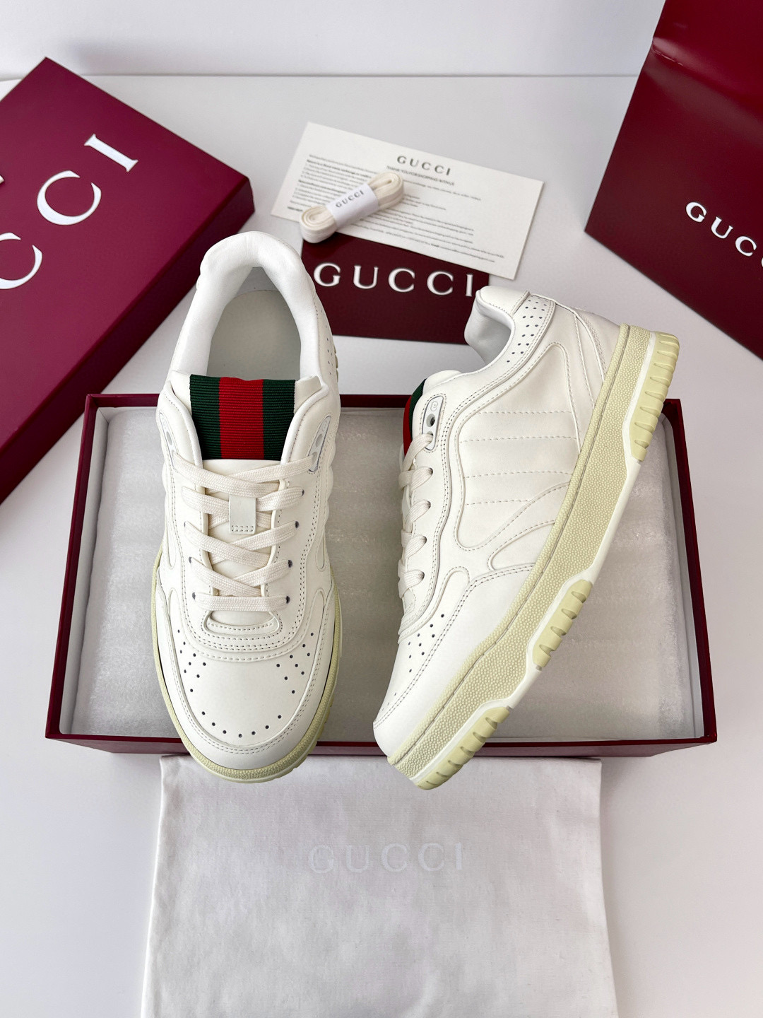 [GUCCI] 구찌 리웹 스니커즈 남녀공용