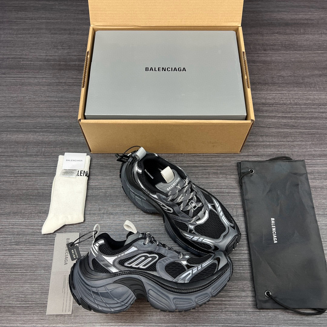 [BALENCIAGA] 발렌시아가 6XL 블랙 그레이 스니커즈 남녀공용