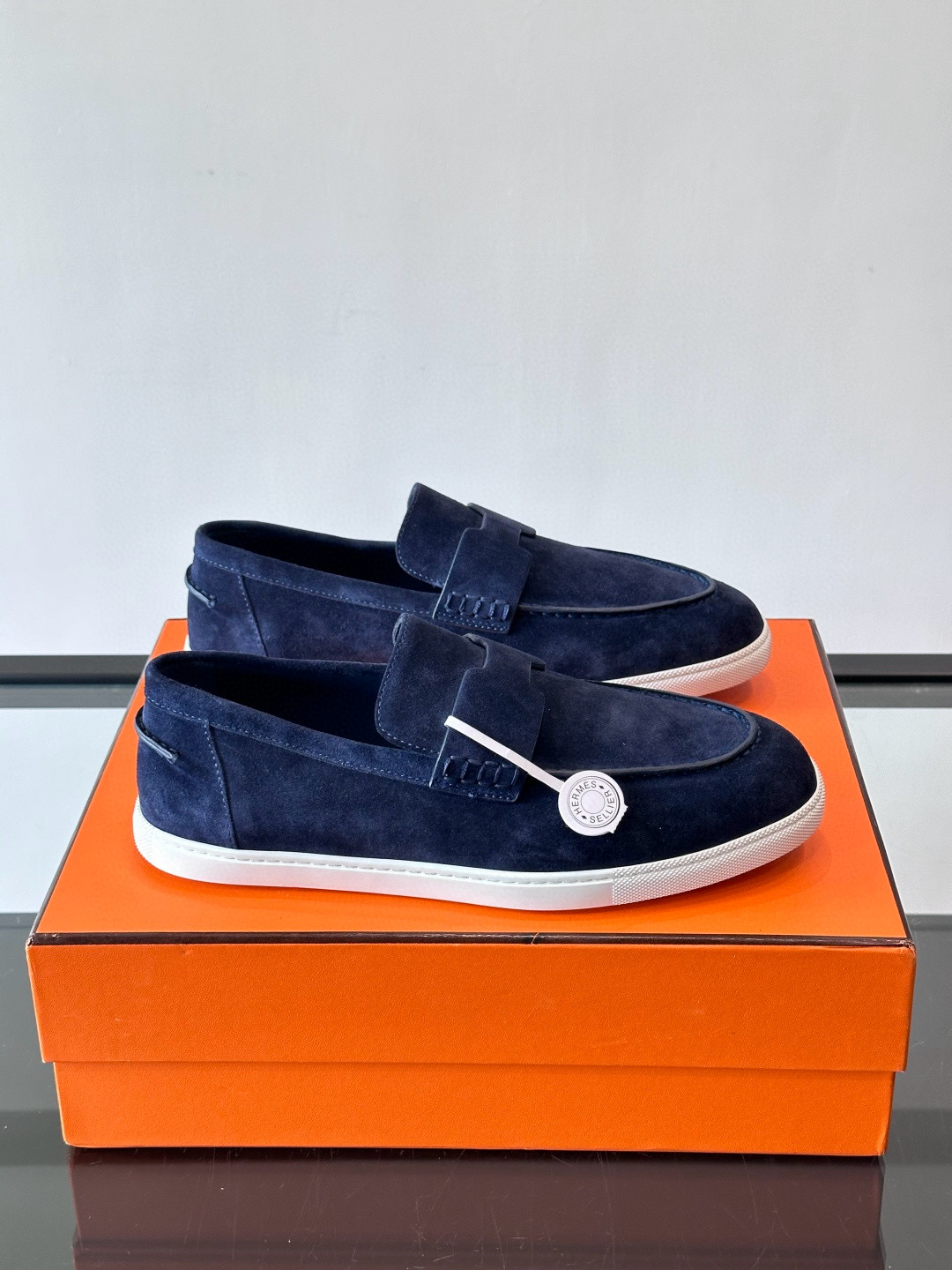 [HERMES] 에르메스 JOB 잡 로퍼 남성용