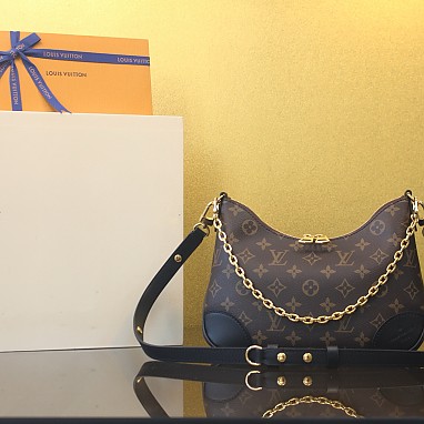 [LOUIS VUITTON] 루이비통 숄더백 불로뉴 PM 모노그램 블랙 M45831