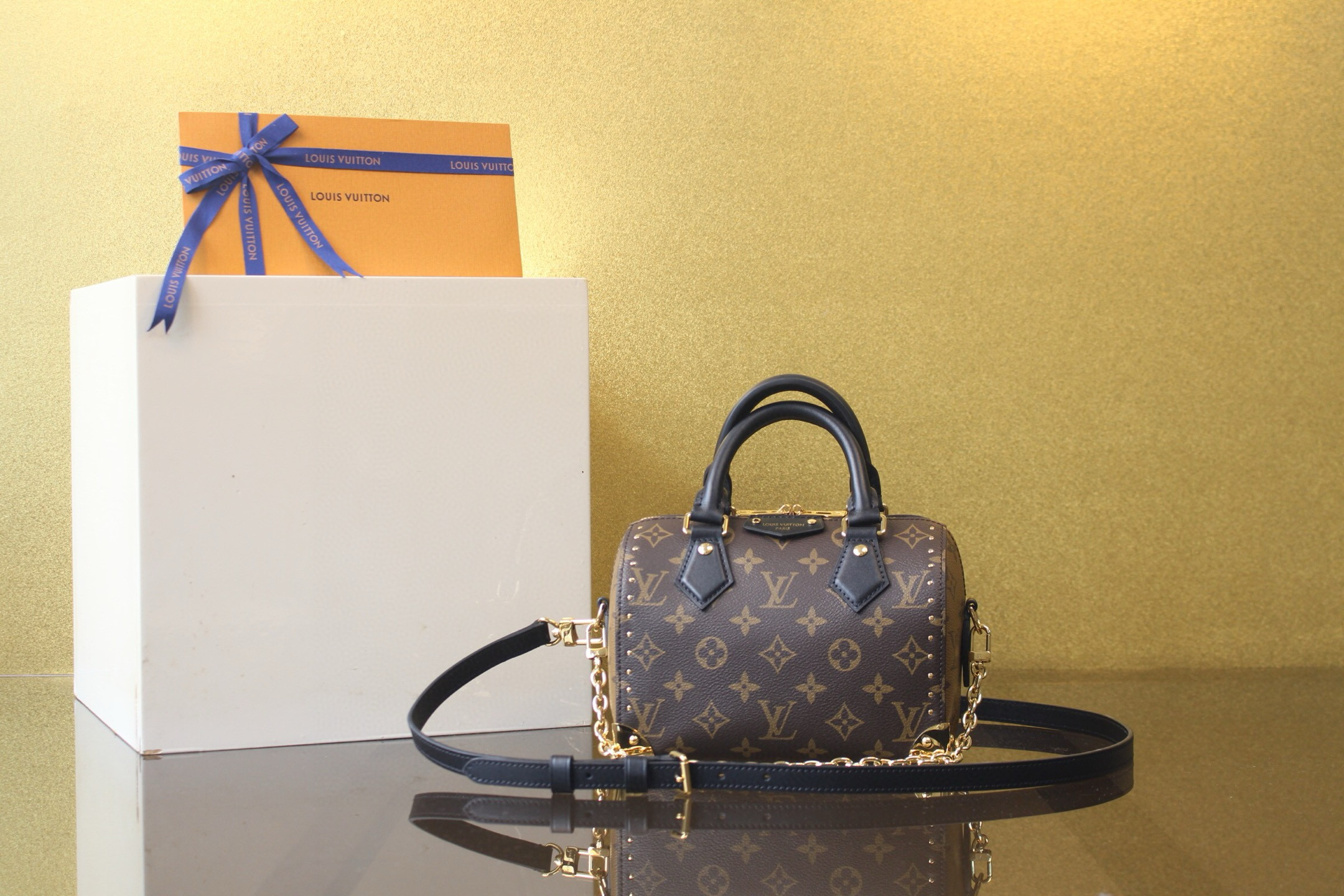 [LOUIS VUITTON] 루이비통 스피디 트렁크 20 모노그램 M13146