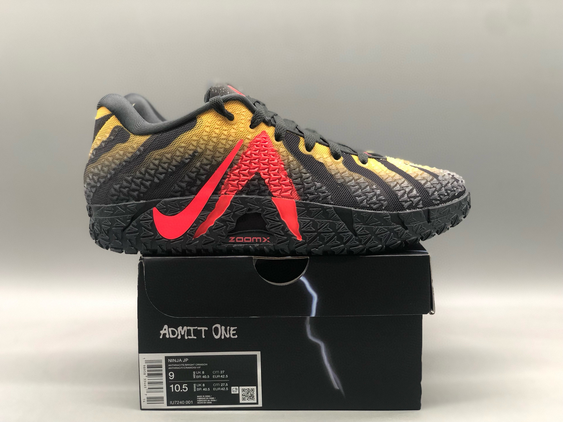 [NIKE] 쥬라기 공원 x 나이키 자 3 앤트러사이트 IU7240-001 남성용