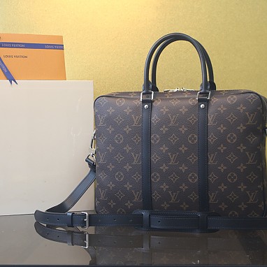 [LOUIS VUITTON] 루이비통 모노그램 마카사르 포르트 도큐멍 보야주 PM M52005