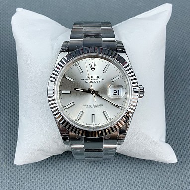 [ROLEX] 로렉스 데이저스트 실버 다이얼 3열 41mm 126334 (VS공장)