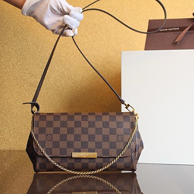 [LOUIS VUITTON] 루이비통 다미에 에벤 페이보릿 MM N41129