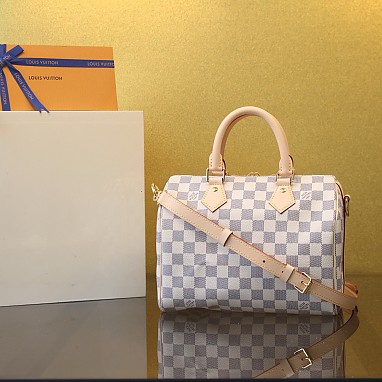 [LOUIS VUITTON] 루이비통 스피디 반둘리에 25 다미에 아주르 N40608