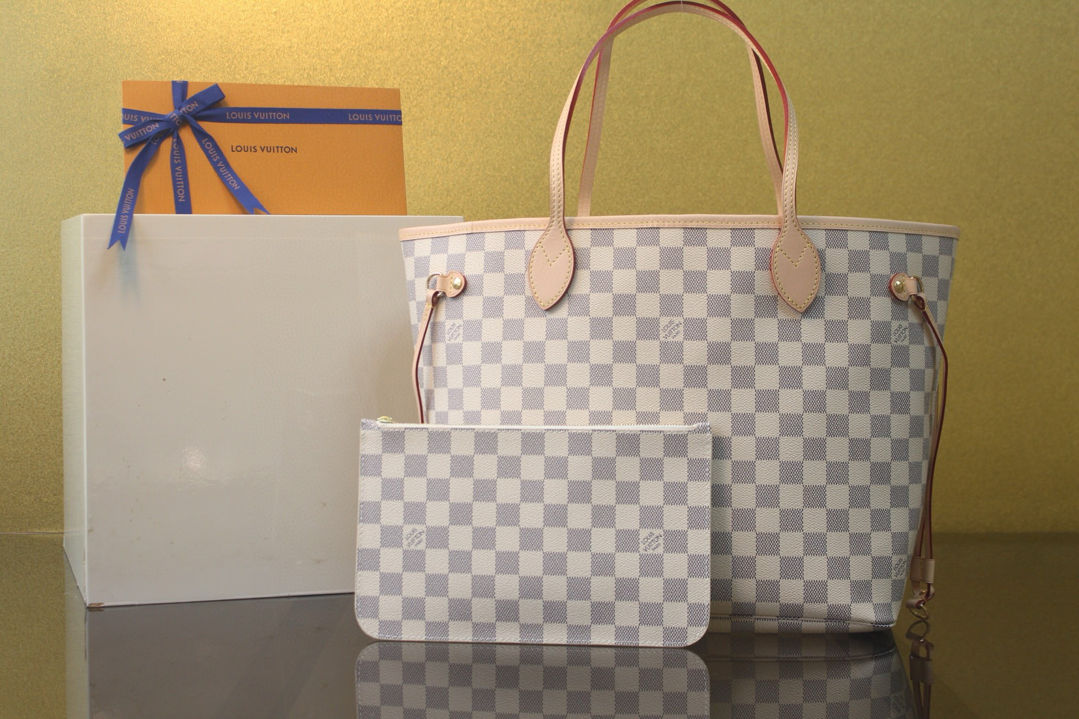 [LOUIS VUITTON] 루이비통 네버풀 MM 다미에 아주르 N41361