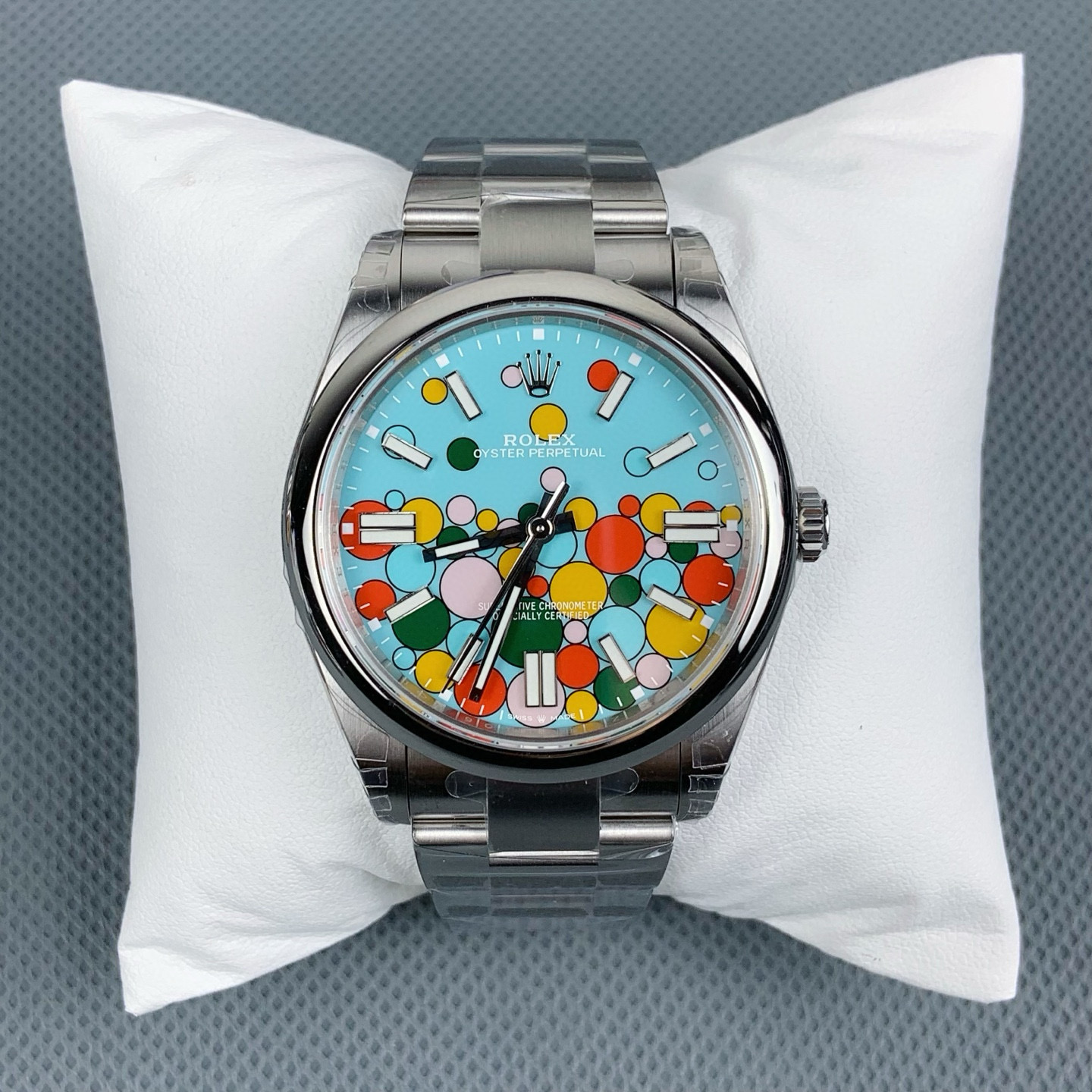 [ROLEX] 로렉스 오이스터 퍼페츄얼 터콰이즈 민트 셀레브레이션 41mm 124300 (VS공장)