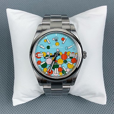 [ROLEX] 로렉스 오이스터 퍼페츄얼 터콰이즈 민트 셀레브레이션 41mm 124300 (VS공장)