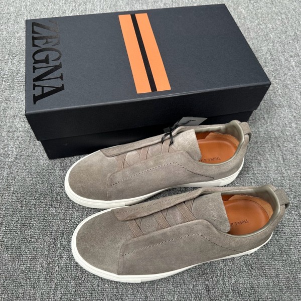 [ZEGNA] 제냐 트리플 스티치 스니커즈 남성용