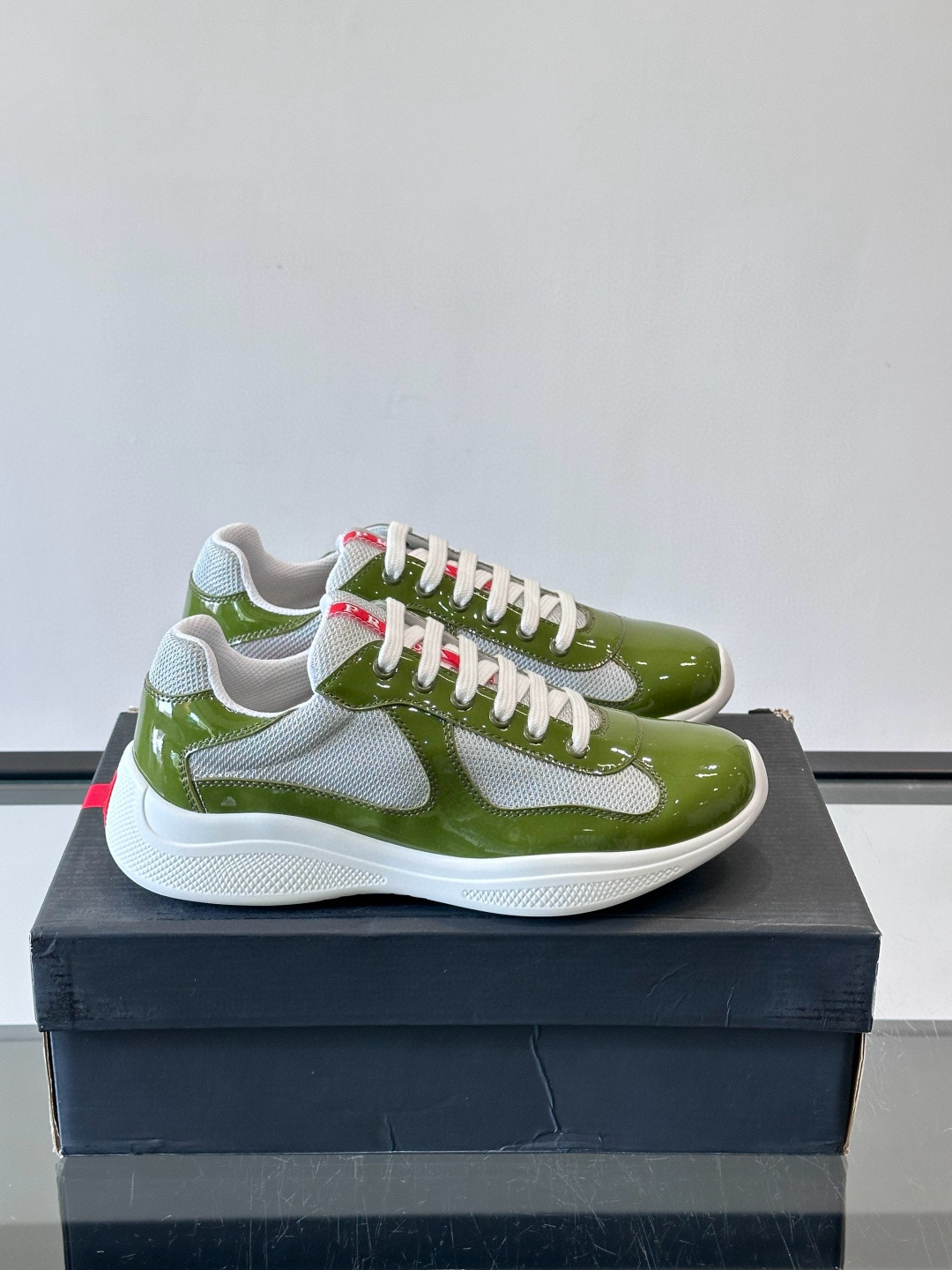 [PRADA] 프라다 아메리카 컵 스니커즈 남성용