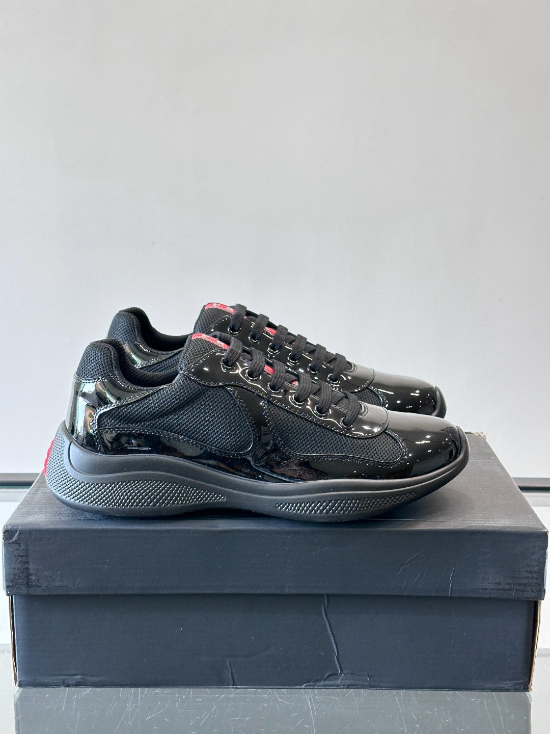 [PRADA] 프라다 아메리카 컵 스니커즈 남성용