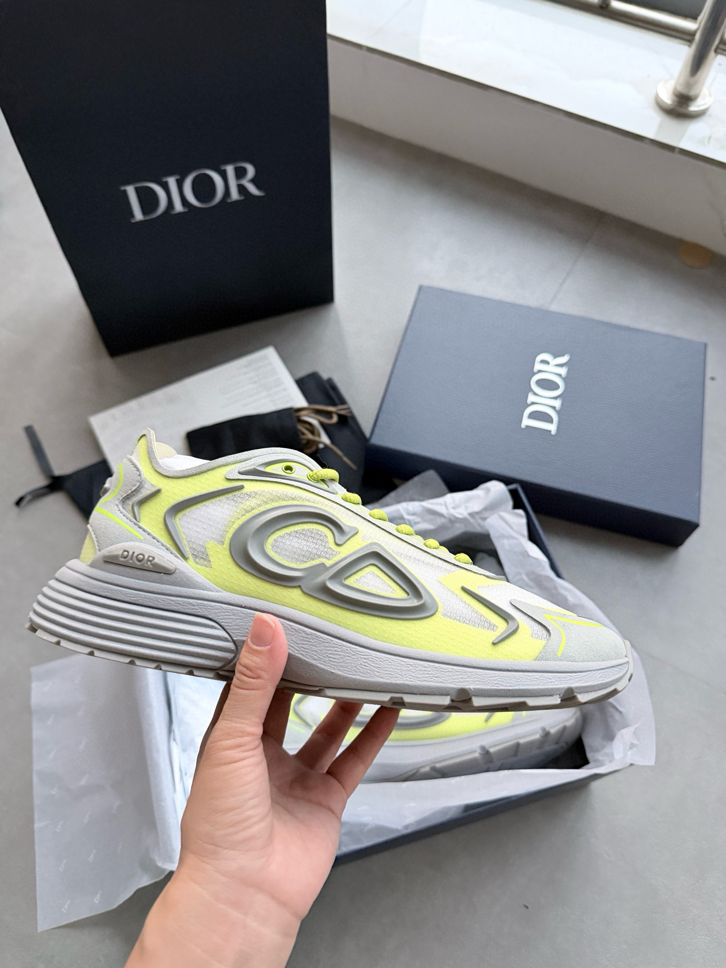 [DIOR] 디올 B30 오블리크 로우 스니커즈 남성용