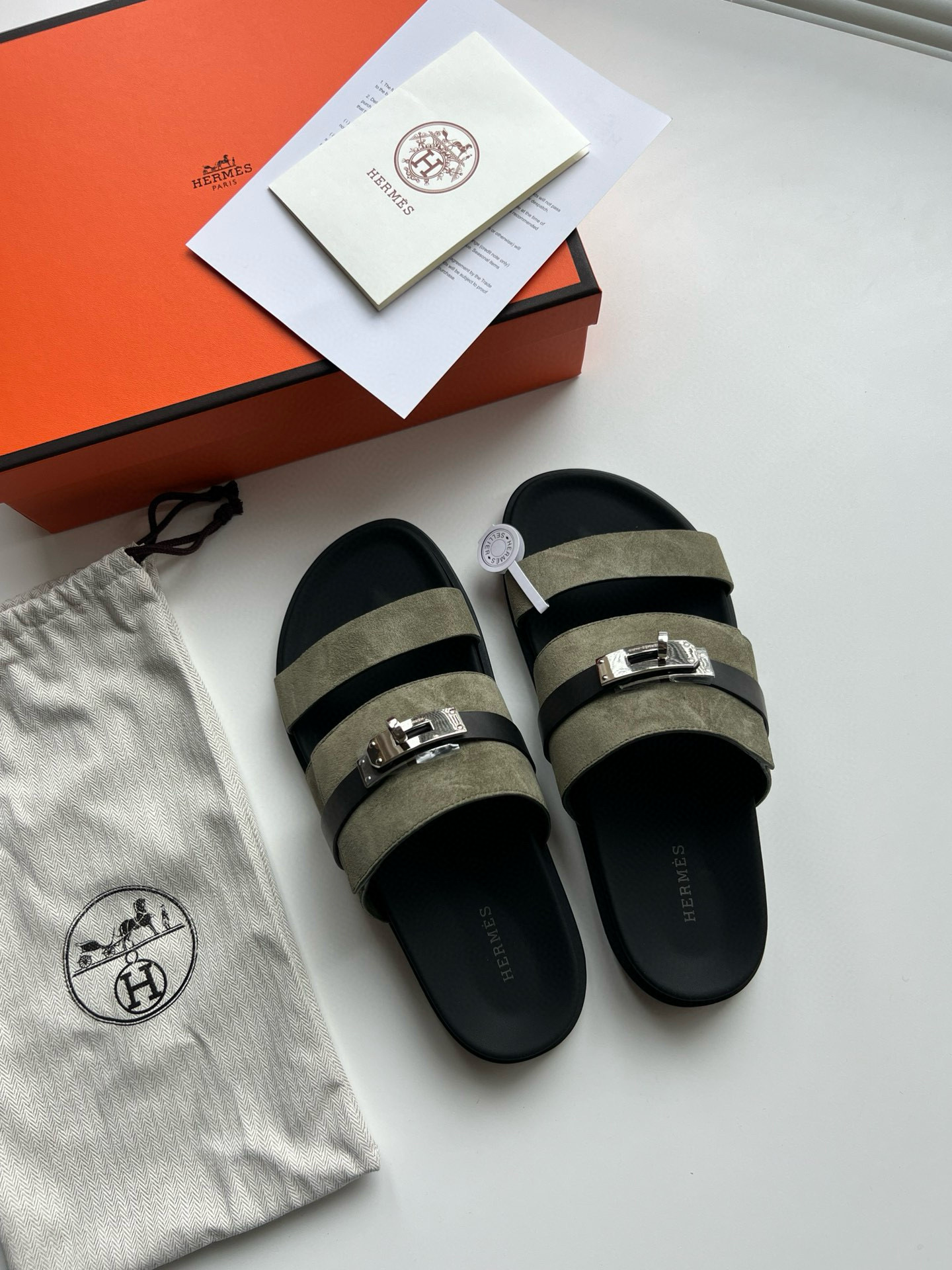 [HERMES] 에르메스 잭슨 샌들 남성용