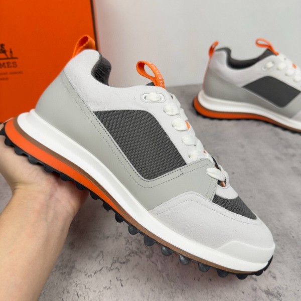 [HERMES] 에르메스 리더 스니커즈 남성용