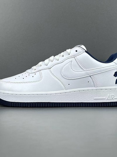 [NIKE] 나이키 x 릴 야티 에어포스 1 로우 화이트 앤 미드나잇 네이비 IB5720-100 남성용