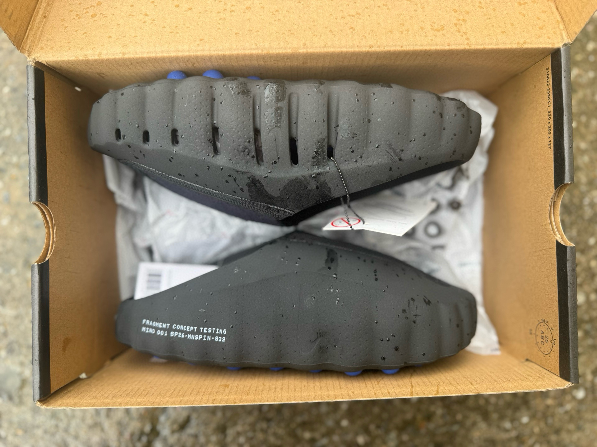 [NIKE] 나이키 x 프라그먼트 마인드 001 블랙 IQ8502-001 남녀공용